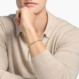 Pulsera de cadena de cuerda de 8 pulgadas en oro amarillo - Product Image 2