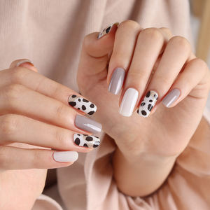 ShineB meilleure vente de haute qualité facile quotidien vache mode 3D Gel ongles bandes #45837 Salon décoration autocollants de Corée - Product Image 4