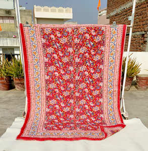 <b>Quilt</b> Floral Anokhi Print Bedspread Blanket Floral Coverlet for Bedroom Home Decor - Product Image 3