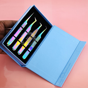 แหนบต่อขนตาเพิ่มวอลลุ่มขนตาแหนบแบบโค้งอุปกรณ์ปรับแต่งโลโก้ตามสั่งนวัตกรรม - Product Image 1