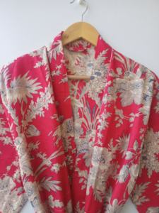 Kimono de Lujo con Estampado de Jungla, 100% Algodón, Bata Larga Hecha a Mano con Motivos Animales, Ropa de Dormir, Fabricante de Fábrica, Venta al Por Mayor - Product Image 2