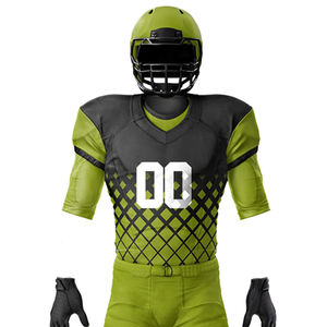 Ensemble maillot et short de football américain à prix abordable, qualité supérieure, respirant, uniforme de football américain pour les équipes. - Product Image 4