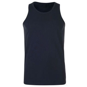 T-shirt sans manches pour homme en coton de qualité supérieure, logo personnalisé, coupe slim, t-shirt uni pour homme, t-shirts de sport - Product Image 2