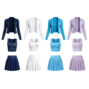 Conjunto Deportivo Personalizable para Mujer, Ajustado, para Yoga, con Diseño que Expone la Espalda, Cubre la Cadera, Transpirable - Product Image 1