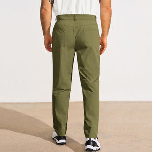 Pantalon de golf pour homme taille haute avec plusieurs poches, séchage rapide, décontracté, taille élastique avec cordon de serrage, idéal pour les voyages ou le travail - Product Image 2