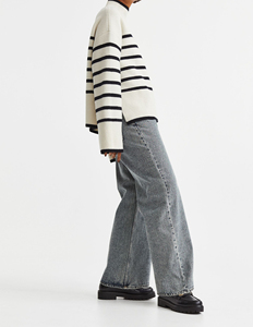 กางเกงยีนส์แฟชั่นขายส่งทรงสกินนี่แบรนด์ดัง รุ่นใหม่ ไซส์พลัส ทรงตรง สำหรับผู้หญิง - Product Image 5