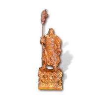 Statue de Guan Gong en bois de rose naturel, artisanale, Tam Viet, décoration traditionnelle Feng Shui pour la maison, le bureau, la table