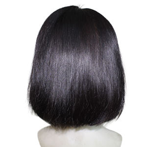 Pelucas de cabello humano vietnamita para mujeres negras, atadas a mano, 100% cabello humano, onda natural, frente de encaje, trama doble. - Product Image 2