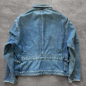 Chaqueta Vaquera de Invierno para Hombre, Diseño Personalizado de Alta Calidad, Corte Ajustado, Estilo Vintage, Casual, con Estampado y Bordado, Acabado Lavado, Cierre de Cremallera y Cuello Camisero - Product Image 2
