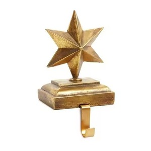 Decorative Holiday <b>Stocking</b> <b>Holder</b> Metal Craft for Modern Interior Styling - Product Image 3