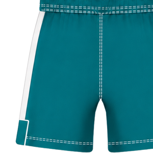 Pantalones Cortos de Rugby Blancos y Verde Azulado, Cintura Elástica con Cordón, Ropa Deportiva para Entrenamiento y Partidos, Pantalones Cortos de Rugby Ligeros - Product Image 3