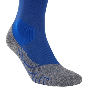 Custom <b>Men's</b> Blue Ankle <b>Socks</b> Knitted Breathable Sports Wear Summer Season Standard Thickness Solid Color Regular Style - Product Image 5