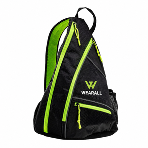 Sport Nylon Outdoor Portable Pickleball Paddle Duffle Bag with Shoe Compartment and Zipper Closure for <b>Ladies</b> Sling <b>Backpack</b> - Product Image 1