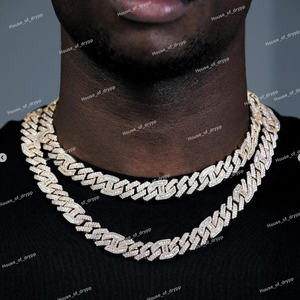 สร้อยคอเพชรโมอิสแฟชั่นสำหรับผู้ทดสอบเพชรประดับเพชรเม็ดเพชร - Product Image 4