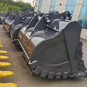 Skid Steer Excavator <b>Crusher</b> Bucket Attachment for <b>Rock</b> Removal and Machinery Work - Product Image 2