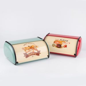 Caja de Pan Metálica Retro con Tapa Abatible, Contenedor Hermético para Almacenamiento de Pan, para Preservar la Frescura en la Cocina - Product Image 6