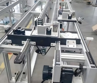 Transportador de Paletas Modular Personalizado de China, Precio de Fábrica, Transportador de Paletas para Mercancías Pesadas, Sistema de Transporte Industrial