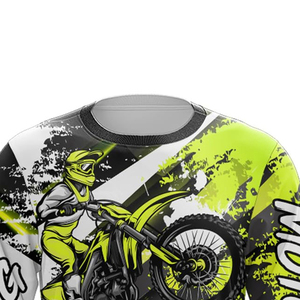Jersey de Motocross de Diseño Personalizado de Alta Calidad, Servicio OEM, Secado Rápido, Talla Grande, Ajuste Holgado, para Hombre - Product Image 6