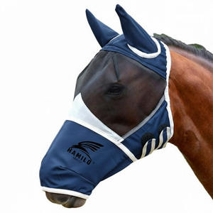 Nouvelle Arrivée Masque Anti-Mouches Confortable pour Chevaux avec Protection UV, Oreilles et Yeux en Maille Respirante et Élastique - Product Image 6