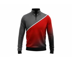 OEM/ODM Quarter Zip Sportswear <b>Jacket</b> Manufacturer <b>Men</b> Women Youth Sportswear Quick Dry Team <b>Pullover</b> - Product Image 4