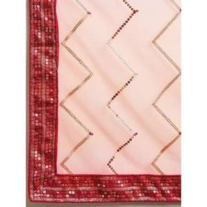 ชุดงานเทศกาลผ้าไหมปักเลื่อมสีชมพู - Product Image 1