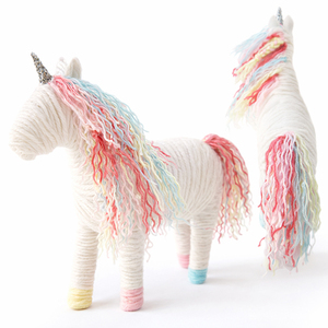 Kit de Manualidades Educativas PLOMA DIY para Niños, Unicornio de Hilo para Envolver, Juguete de Animal de Cartón, Fácil y Divertido - Product Image 2
