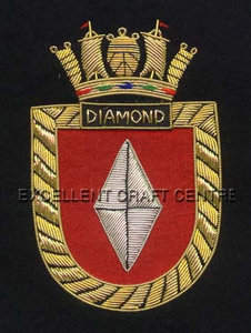 DIAMOND High Quality Lace Embroidered Patch <b>Sew</b>-On Fabric Badge Circular Luxury Design for Garment - Product Image 6