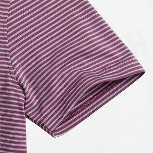 Wholesale Men's <b>Striped</b> Knitted <b>Polo</b> <b>Shirt</b> Short Sleeve Casual Design Regular Fit - Product Image 6