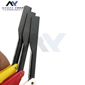 Rasoir de barbier professionnel à lame apparente avec manche en plastique ABS, design coulissant, lame interchangeable, pour le soin personnel et le rasage du visage - Product Image 4