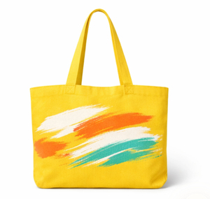 Sac fourre-tout en toile personnalisé avec poignée d'épaule, réutilisable pour les courses et les activités de plein air, sac de plage pour femmes, sacs de shopping - Product Image 1