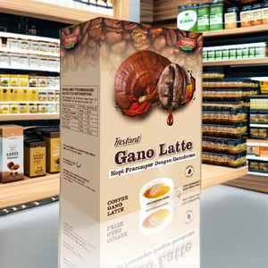 Café instantané saveur crème OEM/ODM 3X taux d'absorption élevé plus puissant boîte moelleuse certifiée sucre champignon roi caféiné - Product Image 1