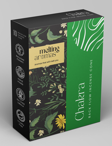 CHAKRA <b>BACKFLOW</b> STICK <b>INCENSE</b> Premium Wood Powder Religious Eco-Friendly Organic 100% Natural - Product Image 2