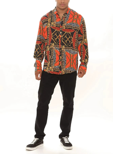 Ensembles 2 pièces en satin pour hommes, style décontracté, avec logo personnalisé, respirants, séchage rapide, imprimé hawaïen, chemise et short tissés – Vente en gros pour l'été - Product Image 5