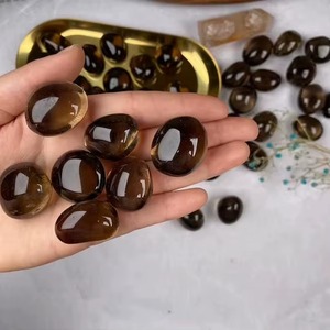 Magnifiques pierres de quartz fumé naturel polies à l'usure, vente en gros en vrac - Product Image 1