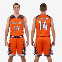 Seragam Basket Sublimasi Custom Gaya Baru Kualitas Premium Jersey Basket Custom Cetak Musim Panas Pakaian Olahraga Unisex Tim