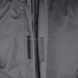 Doudoune enduite avec capuche pour l'hiver Parka portable parfaite Fermeture à glissière de style décontracté - Product Image 3