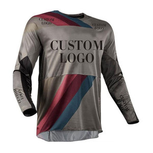 Jersey de Motocross de Manga Larga, Transpirable, de Secado Rápido, de Alta Calidad, Talla Grande, Personalizado, Ropa de Ciclismo Ligera para Motocross - Product Image 3