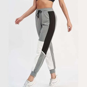 Wholesale <b>Women</b> Flare <b>Jogger</b> Pants and Trousers 100% Cotton Breathable Soft Baggy Wide <b>Straight</b> <b>Leg</b> <b>Women</b> <b>Jogger</b> Pant - Product Image 1