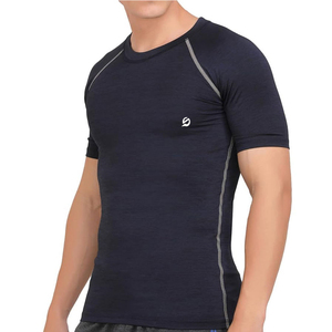 เสื้อยืดออกกำลังกายแห้งเร็ว ระบายอากาศได้ดี น้ำหนักเบา เป็นมิตรกับสิ่งแวดล้อม ดีไซน์ใหม่ล่าสุด ทรงเข้ารูป สำหรับออกกำลังกาย - Product Image 5
