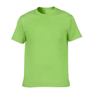 เสื้อยืดคอกลมแขนสั้นผู้ชายสีดำ ผ้าคอตตอนเนื้อละเอียด พิมพ์ลายตัวอักษรโลโก้ด้านหน้า สไตล์ทางการ ทรงหลวม - Product Image 4