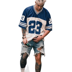 Chemise en Jersey Surdimensionné et Respirant pour Homme Personnalisable Streetwear Uniforme de Football avec Style Service OEM pour Adultes France - Product Image 2