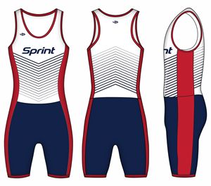 Maillot et short d'aviron sur mesure Unisuit une pièce pour les équipes d'aviron du collège et du club - Product Image 6