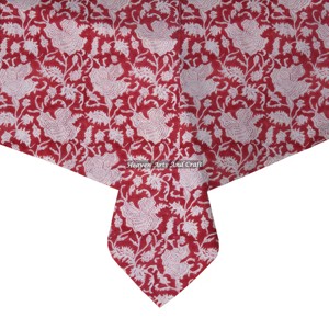 Durable Cotton 20 Sheeting <b>Square</b> <b>Tablecloth</b> 180 cms for 6 Seater Dining Table Ideal for Kitchen Parties Outdoor Decor Wholesale - Product Image 4
