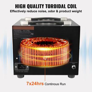 Trasformatore Step Up/Down per Impieghi Gravosi da 5000W, Converte 110 Volt in 220 Volt AC, Uscita 220V - Product Image 3
