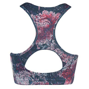 Soutien-gorge de sublimation pour femme, maintien élevé, bretelles réglables, garniture en maille Spandex/Nylon, séchage rapide, respirant, pour yoga et entraînement, vert sarcelle - Product Image 4