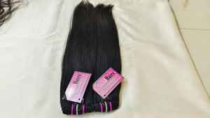 ผมตรงธรรมชาติอินเดียแบบดิบ ขนาด 18 นิ้ว 2 มัด น้ำหนักมัดละ 100 กรัม ผมจากผู้บริจาคคนเดียว เกรดผมเรมี่ - Product Image 6