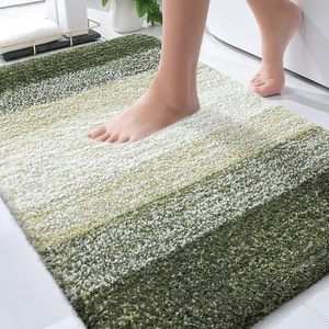 Hot Selling 17"x24" Microfiber Bath <b>Mat</b> Super <b>Absorbent</b> Non-Slip Floor Thick Plush Shaggy Tufted Bathroom Rug Washable Hotel - Product Image 1