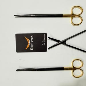 ที่จับเข็ม Crile Wood Forcep ทุกประเภท ที่หนีบห้ามเลือด Mayo Hegar Clamps Kelly Pean Mosquito Black Gold โดย Dentavex - Product Image 4