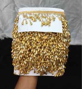 Accesorios de Novia con Bordado Floral Colorido, Material JARI Ecológico, Encaje de Miel con Detalles Intrincados y Patrón 3D (Zapatos) - Product Image 1