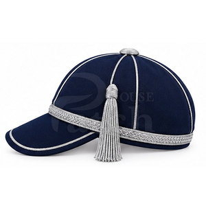 Classic Honour <b>Hat</b> Formal Ceremonial Headwear With Layered Crown <b>Band</b> Tassel Custom Traditional Event Presentation Design - Product Image 2